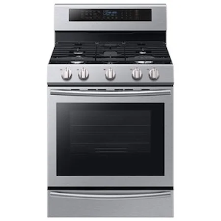 5.8 cu. ft. Freestanding Gas Range with True Convection and Steam Reheat
